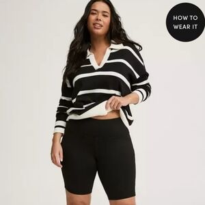 Torrid Active High Rise Black Biker Shorts With pockets Sz 3x